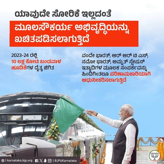 Development of infrastructure