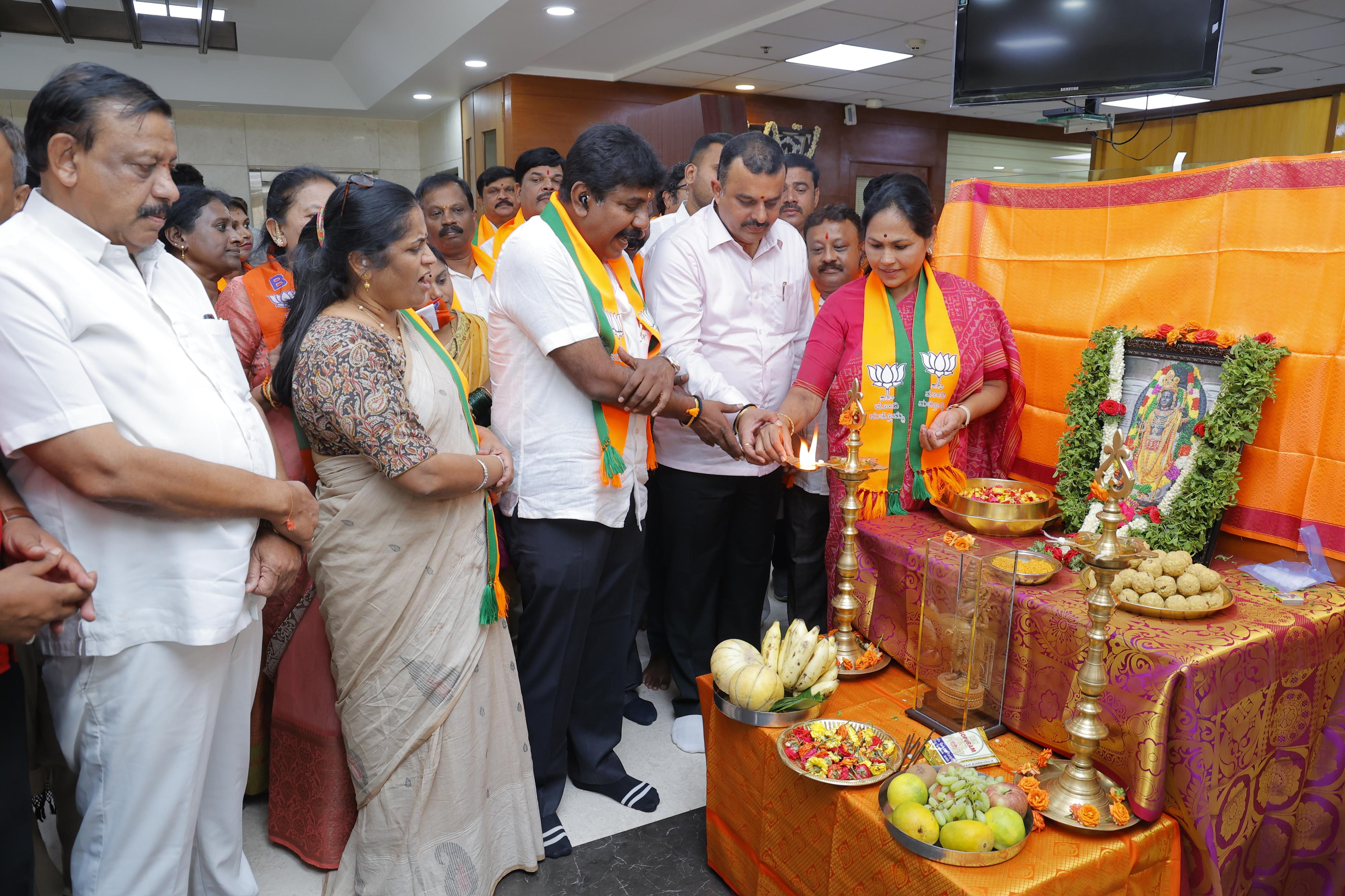 Ramanavami celebration at BJP state office