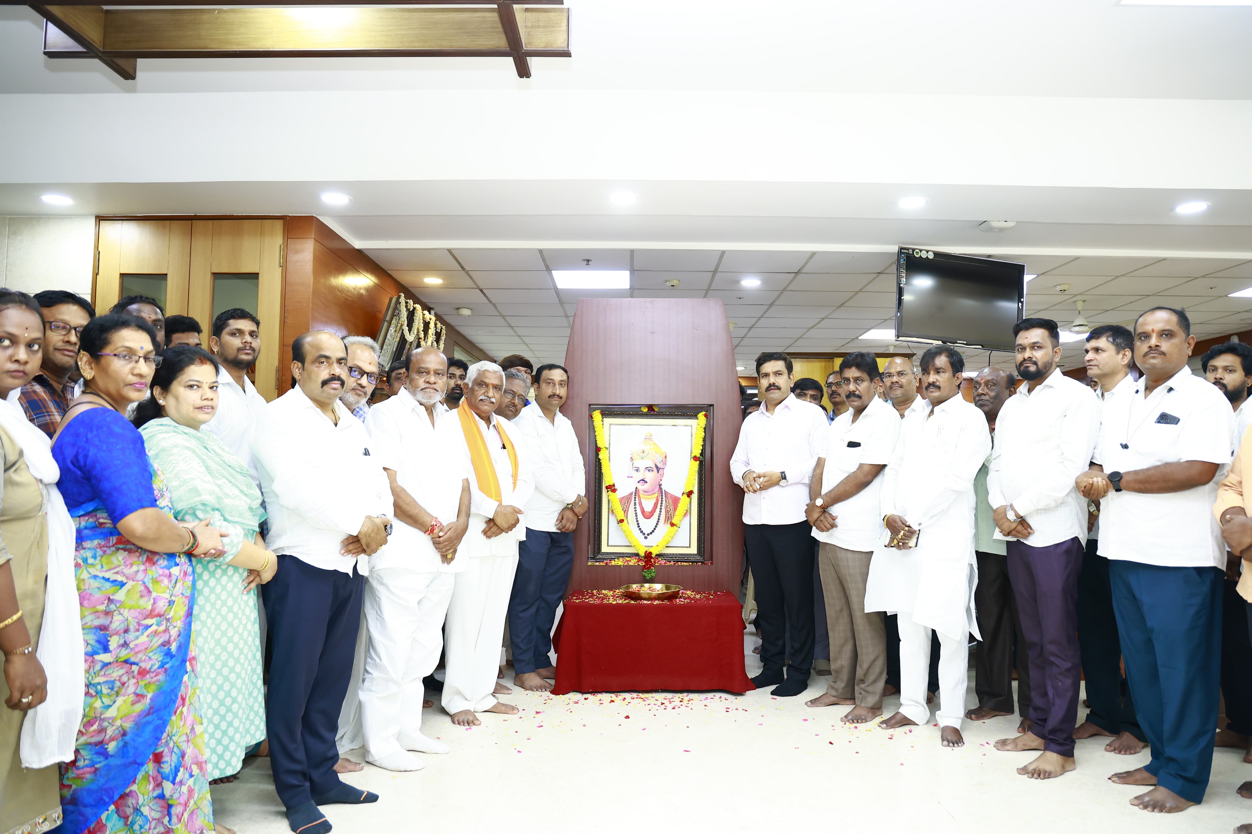 Sri Basaveshwara Jayanti Program at BJP State Office Jagannath Bhavan