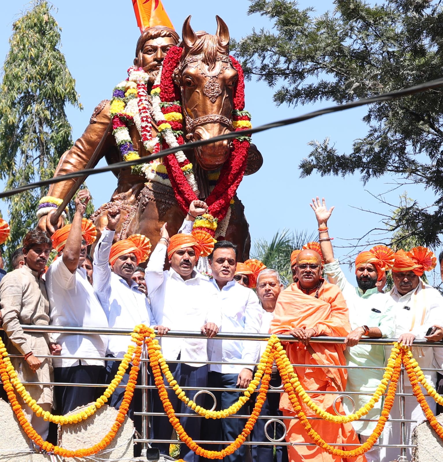 Chhatrapati Shivaji Maharaj Pratimege Symbol of Respect: Vijay Devraj